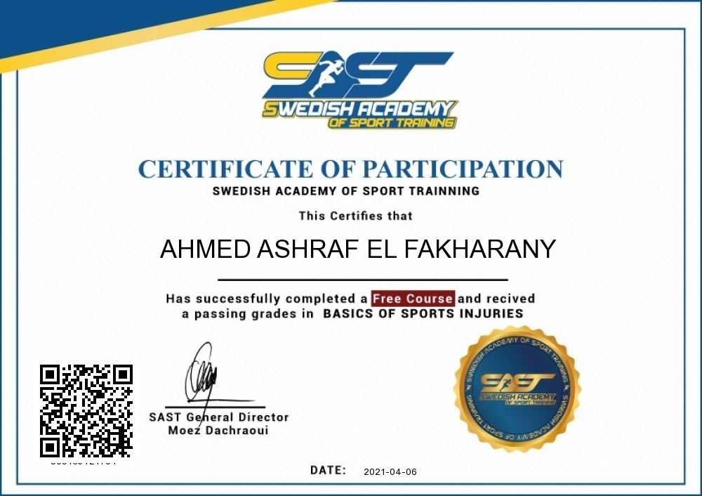 Ahmed Ashraf  Abdulrahman  El Fakhrany